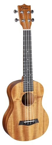 Fame Tenor Ukulele aus Mahagoni, Kraftvoller Sound, Warme Bassfrequenzen, Angenehmer Spielkomfort, Präzises Stimmen, Mattlackierung
