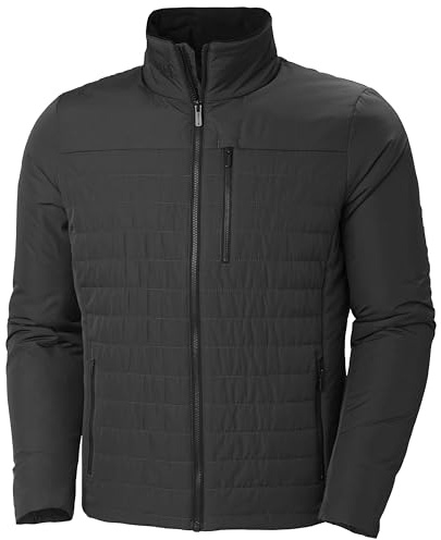 Mens Helly Hansen Crew Insulator Jacket 2.0, Black, M