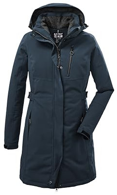 killtec Femme womens Parka fonctionnelle avec capuche zippée KOW 165 WMN PRK KOW 165 WMN PRK, hellpetrol, 46, 37726-000, light petrol