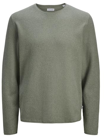 JJECOOPER Knit Crew Neck Noos, Iceberg Green., S