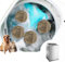 Pet Hair Remover for Laundry, 4 Pack Laundry Hair Catcher Washing Machine Lint Remover Reusable - Pet Fur Laundry Catcher Hair Remover for Laundry Clothes Bedding (A-Green Orange)