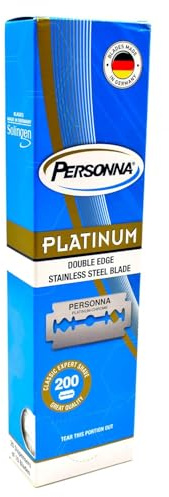 200 Personna Platinum Double Edge Razor Blades
