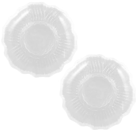 MOTHNUR 2 piezas Platillos de Vidrio Transparentes para Té Pequeños y Ligeros Posavasos Resistentes Arañazos y Calor para Hogar Cafetería y Restaurantes