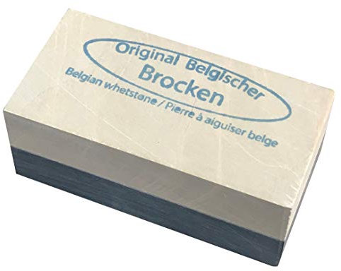 REMOS Gelber Belgischer Brocken Schleifstein 6x3 cm