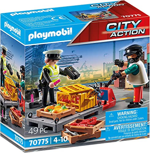 Playmobil 70775 City Action Cargo Customs Check