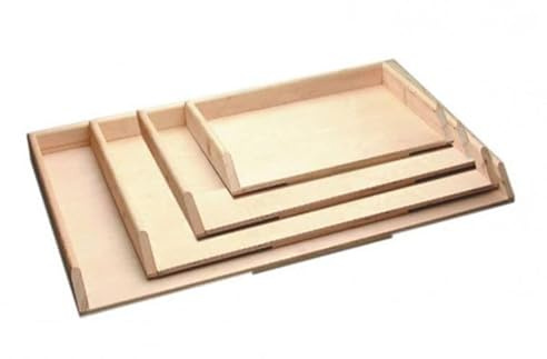 Tavoliere spianatoia asse per impastare in Legno multistrato tavola stendipasta per Pasta Fresca con Bordi Laterali impasto pizza (120x60 Con Bordi)