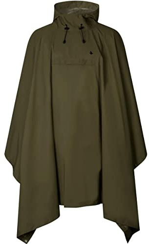 Seeland 2022 Unisex Taxus Rain Poncho - Pine Green