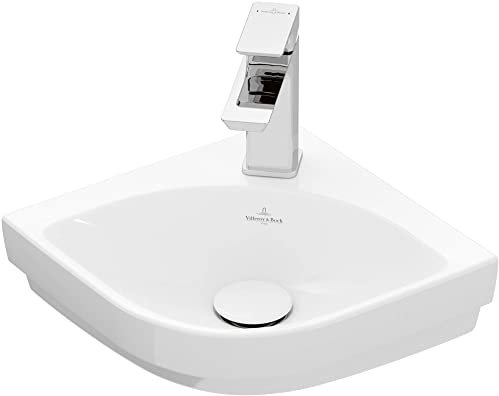 Villeroy & Boch Subway 3.0 lave-mains dangle, 320 x 320 mm, 1 trou pour robinet, sans trop-plein, non enterré, 437146; Coloris: blanc-alpin