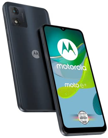 Motorola Moto e13 Smartphone (6,52 HD+ Display 13 MP Fotocamera 2/64 GB, 5000 mAh, Android 13), Cosmic Black