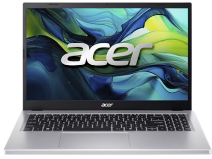 acer Aspire GO 15 AG15-42P, Ordenador Portátil 15.6 Full HD (AMD Ryzen 7 5825U, 32 GB RAM, 512 GB SSD, AMD Radeon Graphics, Sin Sistema operativo), Color Plata, Teclado QWERTY Español