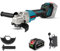 ONEVAN Cordless Angle Grinder - 6 Speed Adjustable, 125 mm Electric Cutting Grinder Angle for Cutting, Grinding, Polishing Incl. 1 Battery & Charger
