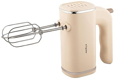 Tognana Iridea, Sbattitore elettrico da 250W con 5 velocità di lavorazione, plastica-acciaio inox, Champagne
