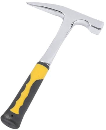 Mauedest Marteau d'exploration géologique - Marteau de géologie minérale pointu - Marteau à main - Bouche pointue