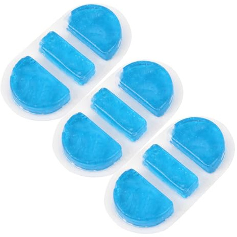 COLLBATH Lot De 3 Patchs Nasaux Chauds Et Froids Compresses Rafraîchissantes Réutilisables Masques Froids Pour Le Nez Soulagement Des Maux De Tête Et Des Sinus Masque Rafraîchissant