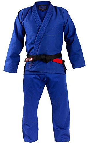 VENUM Contender EVO Kimono De Jiu Jitsu Brasileño/BJJ Gi, Unisex Adulto, Azul Royal, A5