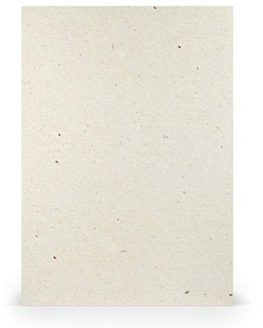 PAPERADO 100 x brevpapper DIN A4 – Terra Vanilla vit gräddvit beige 100 g/m² – pappersark i 29,7 x 21 cm för pyssel och tryck
