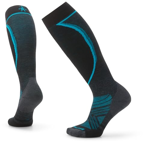 Smartwool Womens Ski Targeted Cushion OTC Socks, CHARCOAL, S EU