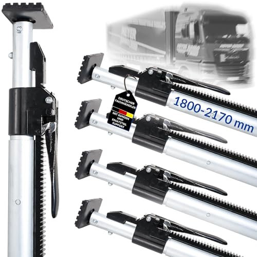 Barra de sujeción de bloqueo, barra de bloqueo, aluminio, 1800-2170 mm, seguridad de carga y seguridad de transporte para coches, camiones, remolques, caravanas y furgonetas (1)