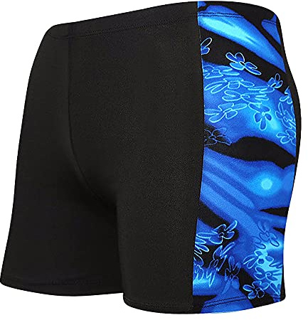 ERYUE Bañador de Secado rápido,Troncos de natación para Hombres de Secado rápido Ropa Interior Deportiva Calzoncillos Tipo bóxer con cordón Calzoncillos elásticos Transpirables de Verano Calzoncillos