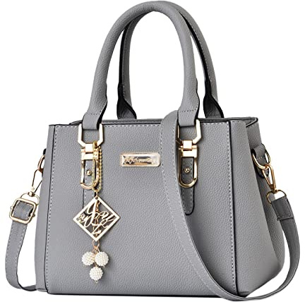 Sac à Main Femme PU Simili Cuir Cabas Pour Travail Elégant Vintage Bandoulière Amovible Compartiment Zippé Porte Monnaie Et Sac à Main Top Grip Sac à Bandoulière