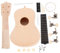 TOYANDONA Ukulele-bausatz Handbausatz Zum Bauen Malen Kreatives Musikinstrumentenset Unvollendet Für Bastelspaß Zufälliger Stil