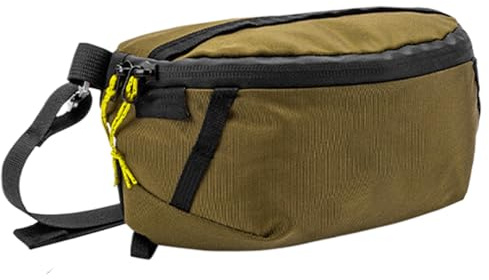 Wandergürteltasche – Multifunktionale Gürteltasche, tragbar, für Herren und Damen, Wander-Taillenhalter, Handyhalterung, Kletterausrüstung, Festival, freihändige Reisetasche, khaki, Beziehen Sie sich