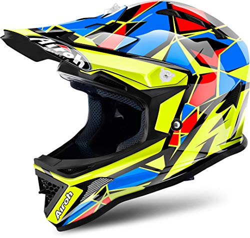 AIROH Helm Junior Archer Chief Blue Gloss S