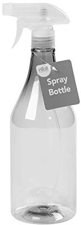 Elliott Plastic 1 Litre Spray Bottle with adjustable trigger action for misting and full spray modes, Ideal for Home cleaning including windows and creating DIY cleaning solutions