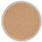 carpetfine Sisalteppich Rund Beige Ø 160 | Moderner Teppich für Wohn- und Schlafzimmer
