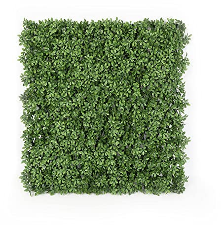 jarolift Künstliche Pflanzenwand Sichtschutz Wandbegrünung Balkon Gartenzaun, auch für Innenwände geeignet, mit Spalier, Efeu 200 x 100 cm