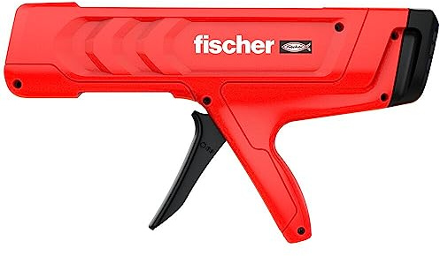 Fischer handhållen utpressare FIS DM S Pro, patronpistol för 2-kammarpatroner, uttryckspistol för effektiv pressning, ergonomisk design för optimal hantering