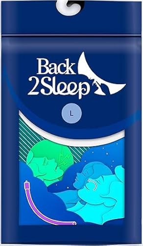 Antirronquidos Nasal Back2Sleep Talla L - Férula Nasal Flexible Silicona Médica - Stent Ortesis Anti Apnea del Sueño - Dispositivo Médico CE Uso Único