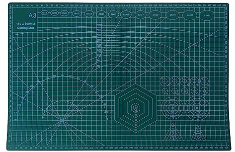 Tappetino Da Taglio Autoguarigione A3 (45x30cm) Centimetri con PVC | Base Taglierina Per Patchwork, Cucito e Artigianato
