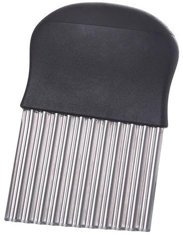 Knisterschneider, Edelstahl Kartoffelschneider, Pommes Frites Gemüse Schneider und Obstschneider, Kartoffelspiralschneider