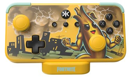 CRKD NEO S - Wireless Collectible Controller for Nintendo Switch OLED, Mobile, PC, Smart TV, Steam Deck OLED, Legion Go, Rog Ally Gaming (Peely Fortnite Edition with Charging Dock)