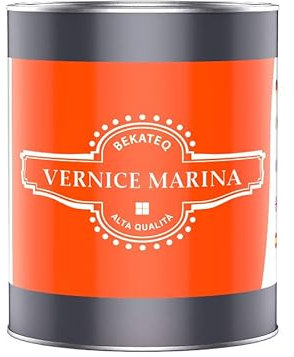 BEKATEQ BE-400 Vernice marina trasparente 1l seta opaca I Vernice per legno, imbarcazioni, mobili, scale I Vernice per parquet altamente durevole e resistente alle intemperie I Per interno & esterno