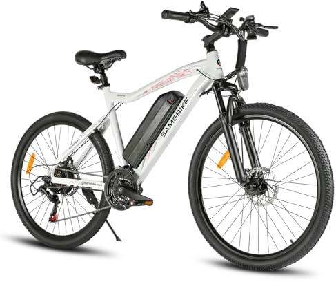 SAMEBIKE 26 Electric Bike for Adult, Mountain E-Bike with 36V13AH Removable Battery, 21 Speed,High Torque Motor, Max Range 90KM (PAS), Commuter Electric Bicycle Men Women