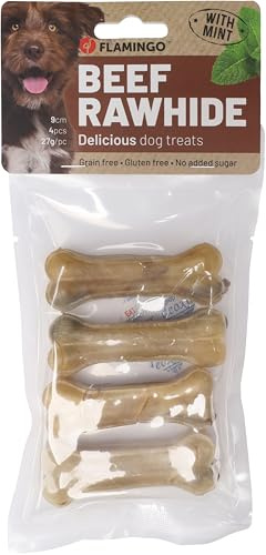 R'HIDE Osso per Cani con Menta 9CM 4PZ
