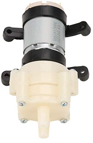 Akozon Bomba de agua de diafragma autocebante 12V 1.5-2L / min para agua marina/aire/líquido, lavado de autos