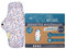 PHARMA'PROTECT- Lot de 2 Serviettes Hygiéniques Lavables - Pour Flux Abondants - Taille Nuit - 100% Coton Ultra Doux - Anti-Fuite - Pliable - Absorption Optimale - Membrane Imperméable