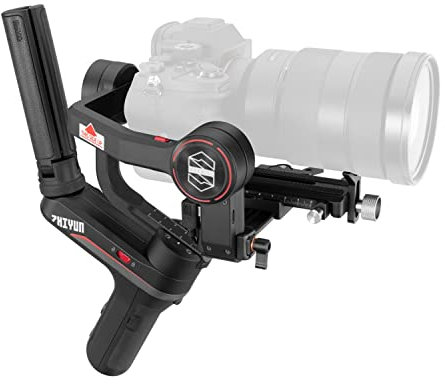 Zhiyun Weebill S [offiziell] Kamerastabilisator, 3 Achsen Gimbal für DSLR- und Spiegelreflexkamera, leichtes Design, dynamische Stabilität, erhältlich für Canon/Sony/Panasonic/Nikon/Fujifilm