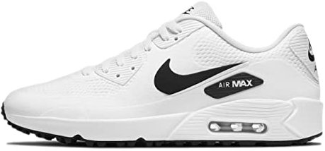 Nike Herren Air Max 90 G Spikeless Golfschuhe, White/Black, 40.5 EU