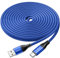 Siwket USB C Kabel 5M, Nylon USB Typ C Ladekabel Datenkabel für Samsung Galaxy S10 9 8 Plus,Note 10 9 8,HTC 10 U11,Huawei Honor, P20 Lite P10 P9,LG G5 G6 V21,Sony Xperia XZ,Moto.usw