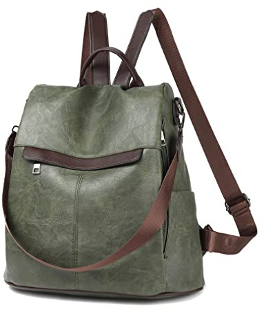 shepretty Women's anti-theft backpack, shoulder bag, school bag, 0298-gr-2new, 33 * 32 * 15cm