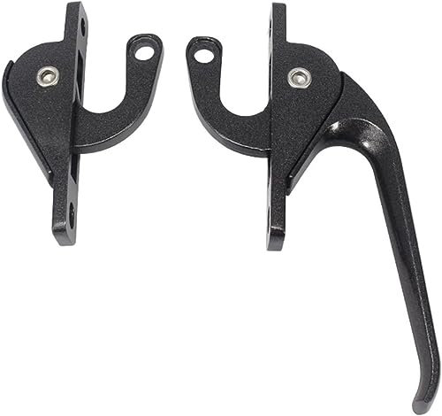 Poignées de fenêtre universelles Poignée de bielle haut et bas à l'ancienne, poignée de liaison, accessoires de poignée de portes et de fenêtres, poignée de fenêtre ouverte (couleur: or, taille: A) (c