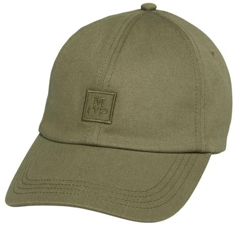 Marc O'Polo Herren Cap aus Bio-Baumwolle verstellbar, Grün (Oak Ash), One Size