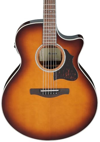 Ibanez AE160-VMS västerländsk gitarr i vintage mahogny Sunburst High Gloss
