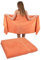 Betz 2 Stück Saunatücher XXL Badetuch Liegetuch Strandlaken Saunahandtuch Premium Frottee 100% Baumwolle Größe 70 x 200 cm Farbe orange