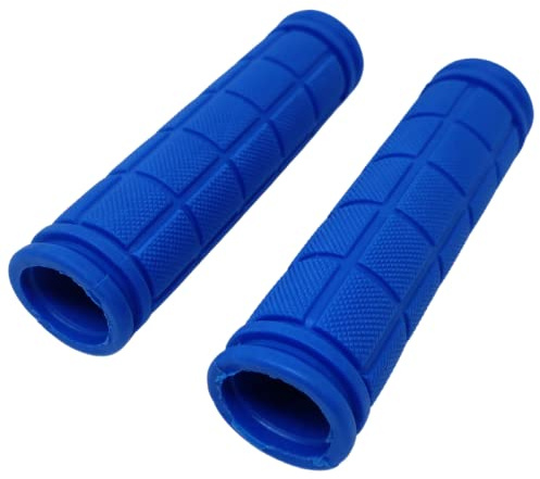 WS UK 2 x Bike Handle Grips for Bicycle Handlebars [Dark Blue]