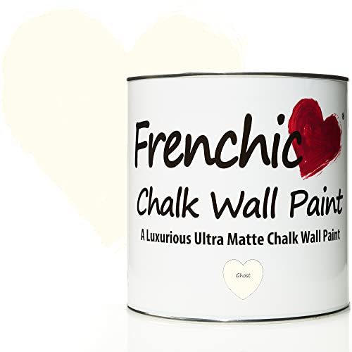 Frenchic Ghost Chalk Wall Paint, For Interior Walls & Ceilings, Ultra Matte, Washable & Scrubbable (2.5L)